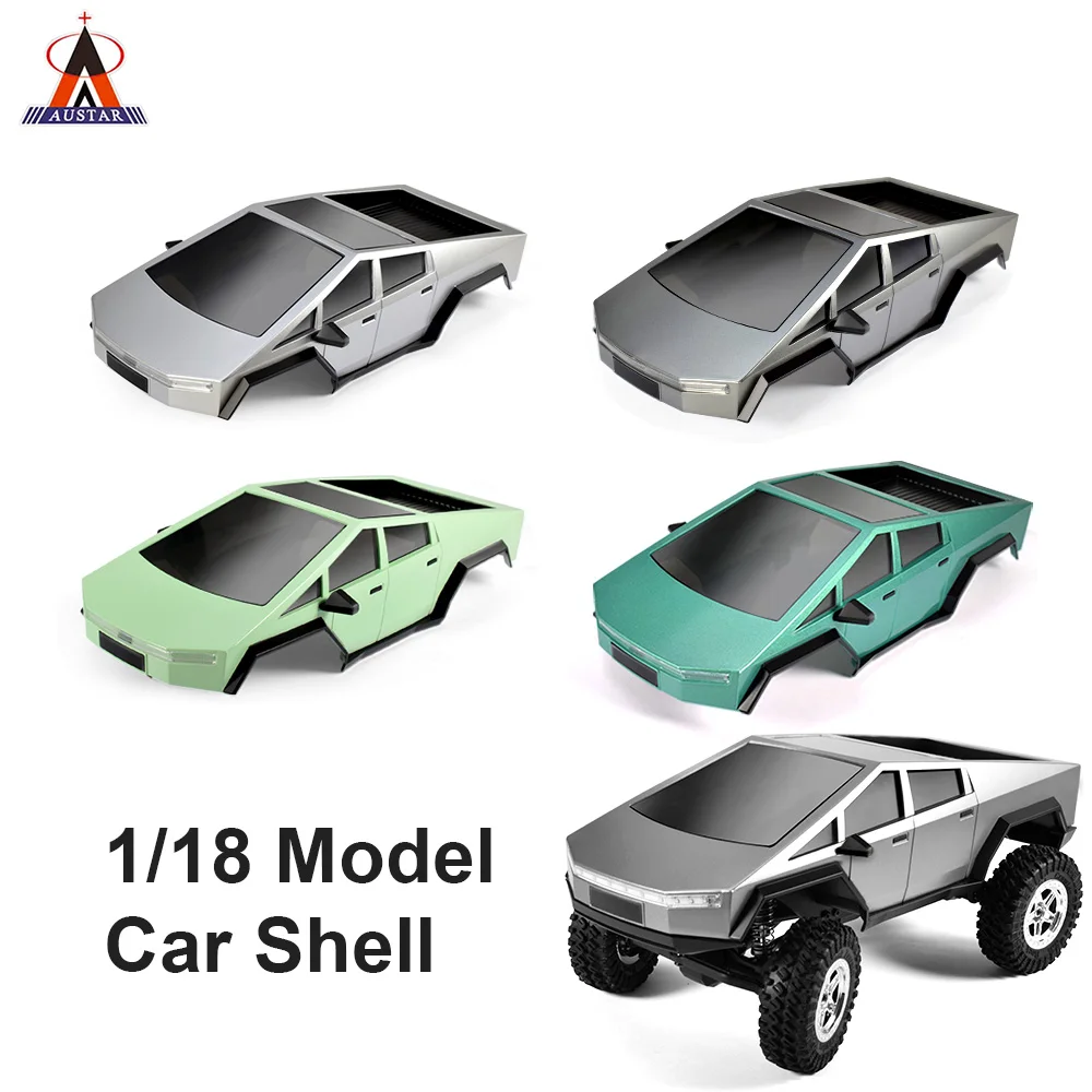 AUSTAR RC Car Shell 1:18 Car Casing Simulation Hard Body Pickup Body Shell For 1/18 RC Crawler Car Original Upgrade Parts