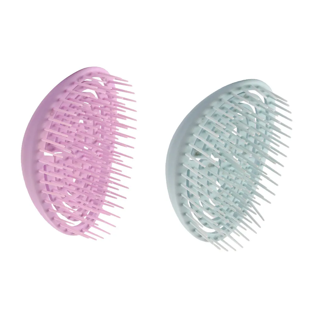 

2Pcs Professional Hairdressing Comb Massaging Bristles for Scalp Cleaning Portable Styling Tool for Women Massage Combs