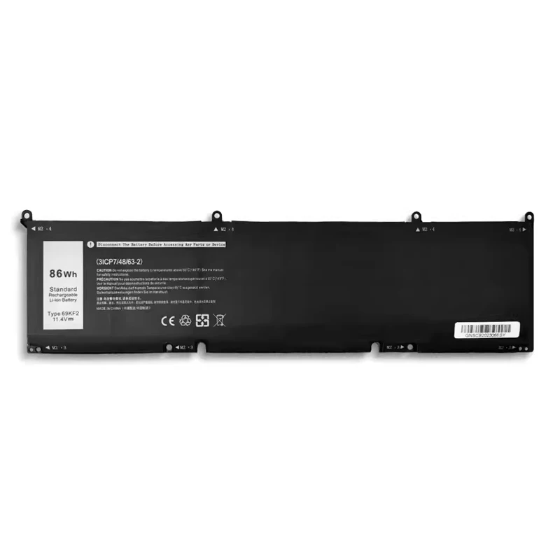 69KF2 Laptop Battery for Dell XPS 15 9500 G7 7500 Precision 5550 Alienware M15 M17 R3 R4 R5 R6 P100F P45E P91F 8FCTC 11.4V 86Wh