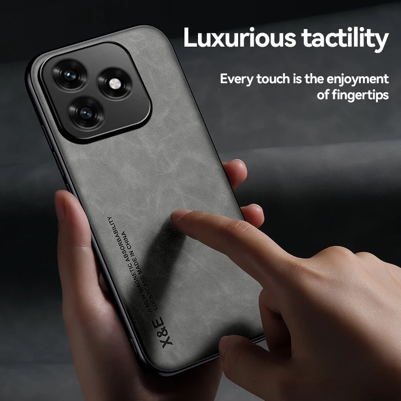 Shockproof Case for Honor X5c Plus X6c X7c X8c X8b X9b X9A X8A Protective Cover Built-in Magnetic Suction Car Holder Coque Funda view 5