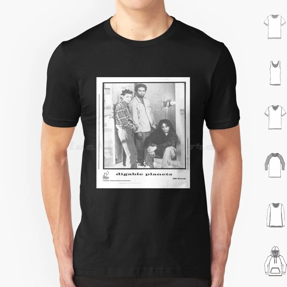Planetas escaváveis t camisa de algodão das mulheres dos homens diy impressão uma tribo chamada quest tribo chamada quest rap tribo atcq hip hop música quest