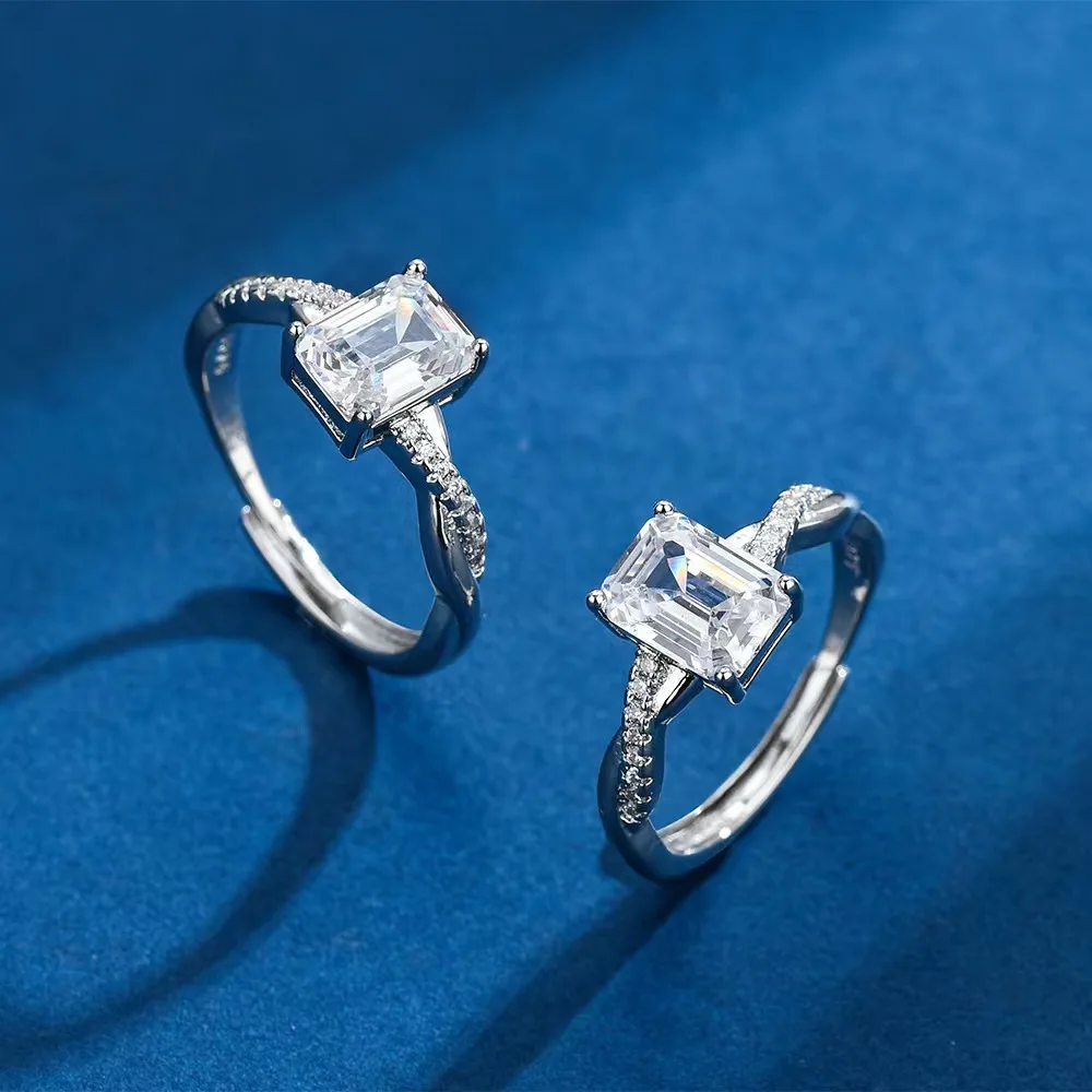 Elegant adjustable open-band ring crafted from electroplated copper featuring crown floral bow motifs with simulated diamond acc