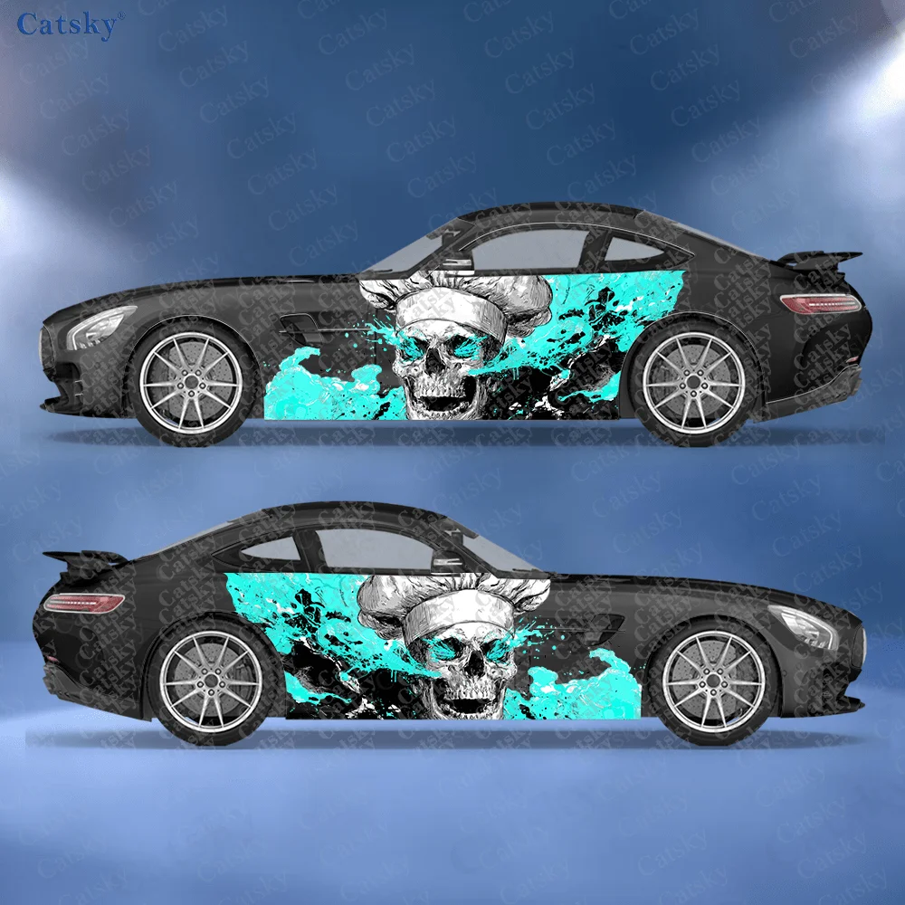 

2 шт. наклеек на боковые части автомобиля в виде шапки шеф-повара с эффектом брызг, самоклеящиеся, из ПВХ, водонепроницаемые и устойчивые к царапинам, аксессуар для автомобиля, подарок