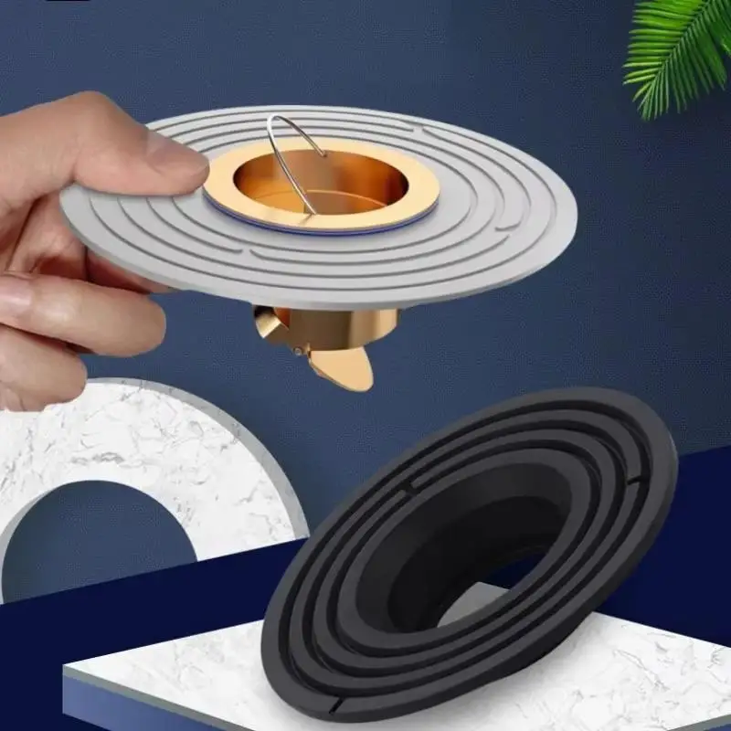 Hot Sale Large Brass Floor Drain Core Odor Insect Proof Rapid Drain Insert For Bathroom Sewer Plumbing Supplies
