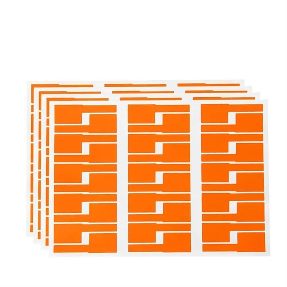 Etiquetas de Cable impermeables, pueden escribir en fabricantes de etiquetas de Cable autoadhesivas, etiquetas adhesivas impresoras en forma de P, impresora láser