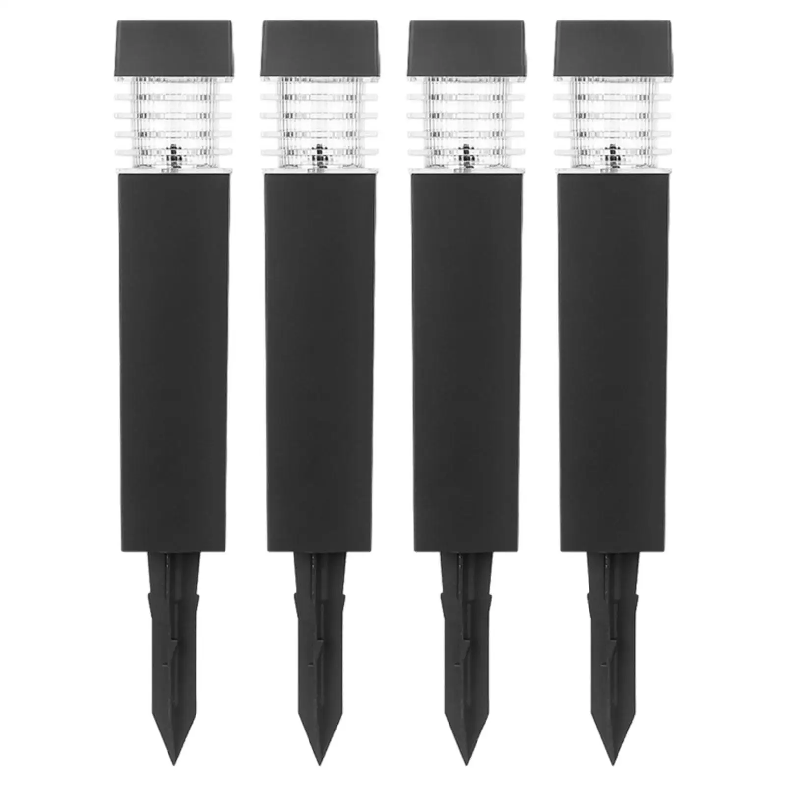 

4x Solar Pathway Light Outdoor, Landscape Lighting, Bright to 8H, Sidewalk Light
