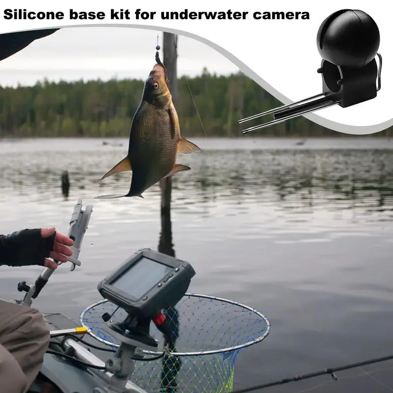 Underwater Camera Bracket Adjustable Silicone Underwater Camera Base Kit Black Underwater Camera Holder Underwater Camera