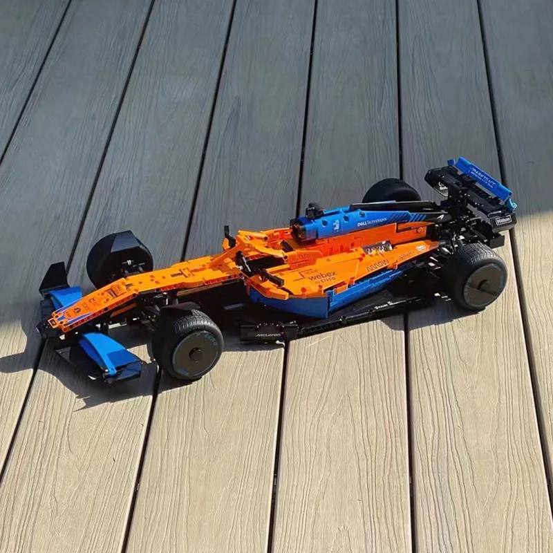 Technische 42141 McLarened F1 Formule 1 Bouwstenen Hypercar Racewagen Sportcars Bricks Model Voertuig Speelgoed Kind Volwassen Voor Cadeau