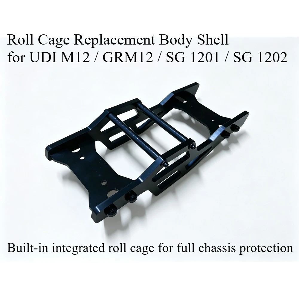 

1/12 RC Monster Truck Roll Cage Replacement Body Shell Fits UDIRC M12/GRM12 SG1201/1202 Crashproof Cosmetic Upgrade Mod Parts