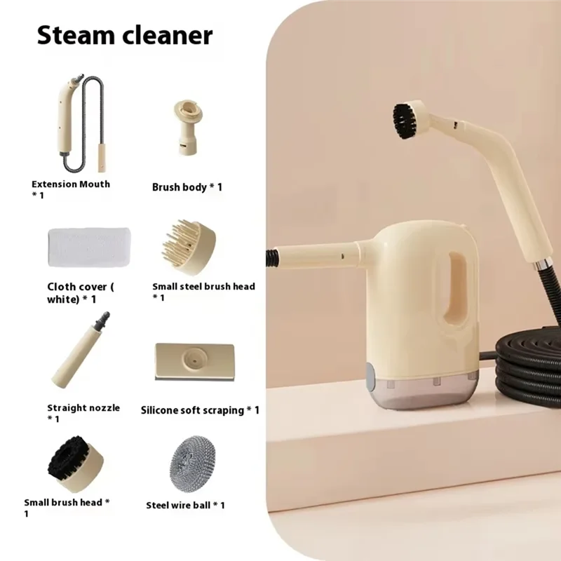 

High Pressure Handheld Steam Cleaner Multi-Purpose Sterilizer For Home Cleaning Device EU Plug
