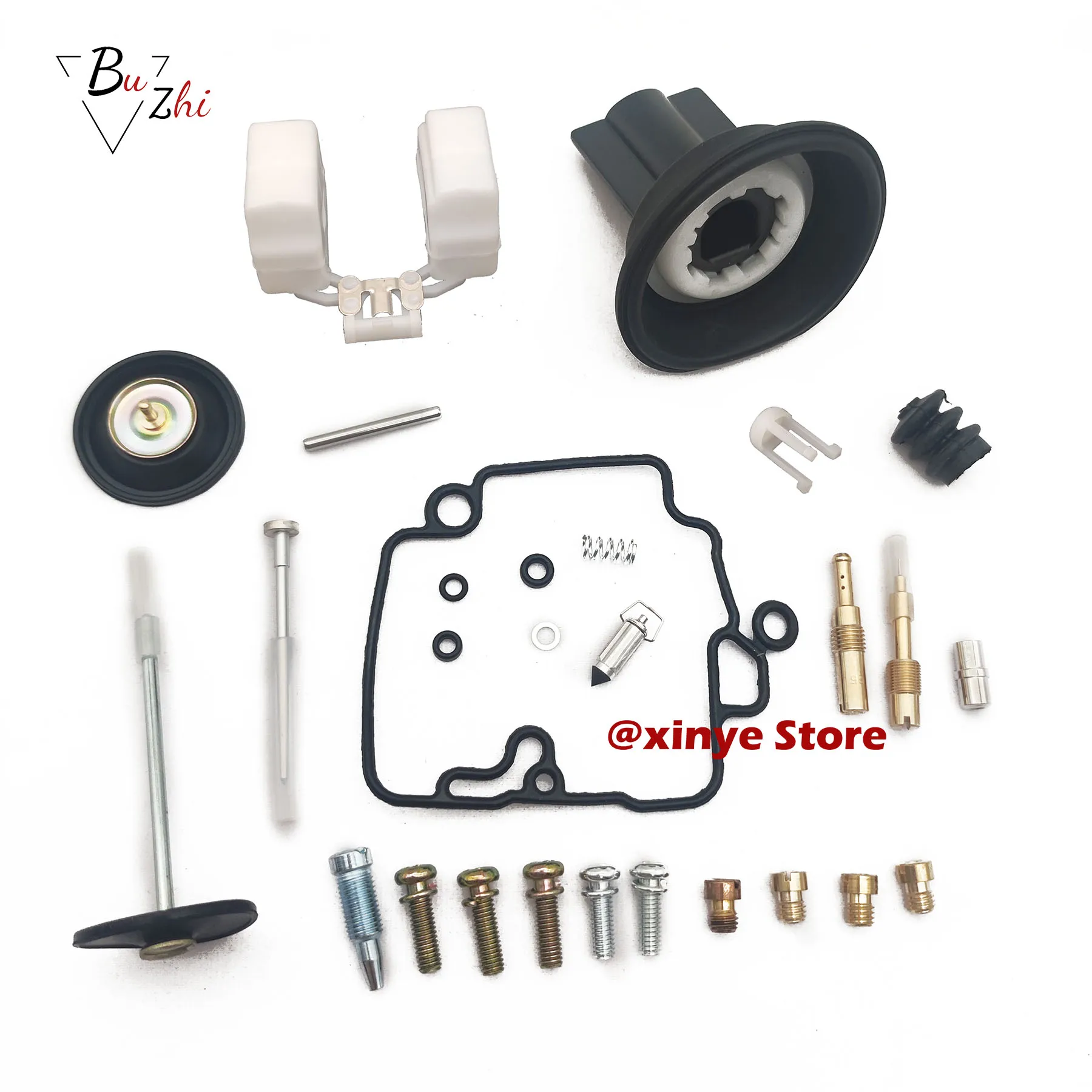 Carburetor Repair kit float With acceleration pump diaphragm plunger assembly for Keihin KT CVK24  Scooter Racing CVK 24