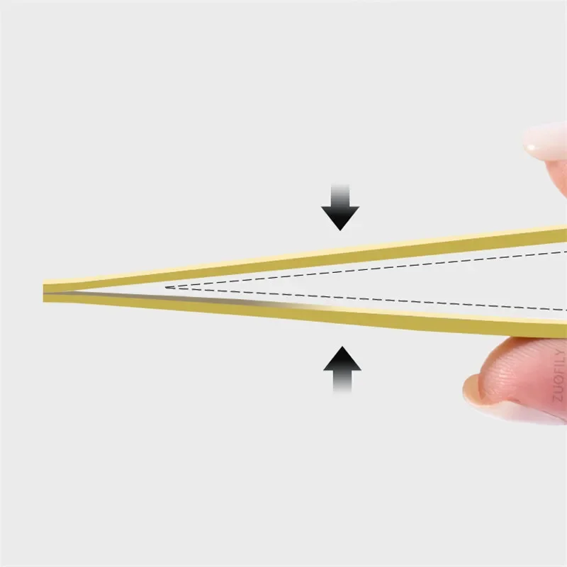 1 قطعة الفولاذ المقاوم للصدأ الحاجب الملقط الوجه إزالة الشعر الملقط الملونة ماكياج رمش الملقط العين الحاجب كليب أدوات ماكياج