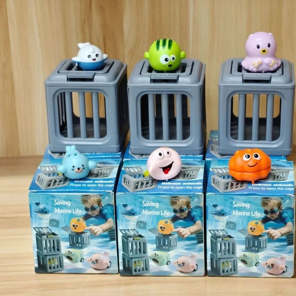Ocean Animals Children's Pool Diving Cute Cartoon Design Octopus/Whale/Dolphin/Sea Lion Underwater Dive with Storage Cage