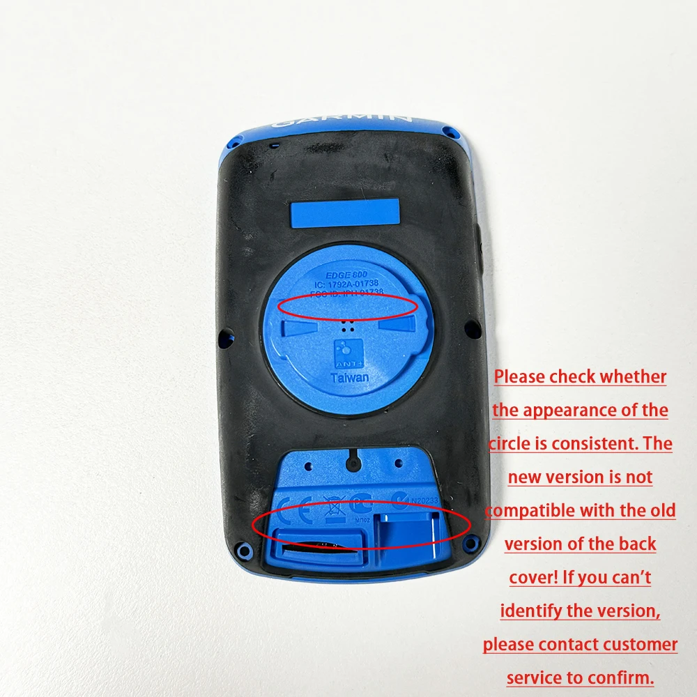 الغطاء الخلفي ل GARMIN Edge 800 النسخة الجديدة الغطاء الخلفي حافظة PCB شحن ميناء الإسكان شل عداد السرعة جزء استبدال