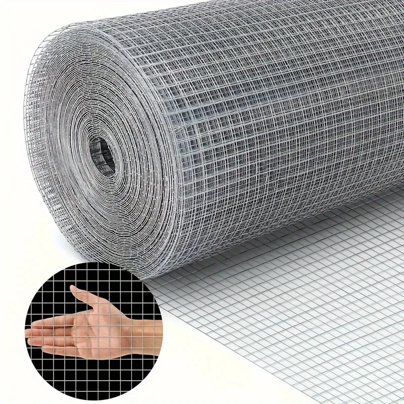 Metal Durable Corrosion Resistant Heavy Duty Galvanized Welded Metal Mesh Coils for Chicken Gardens Pet Fences Tree Protection
