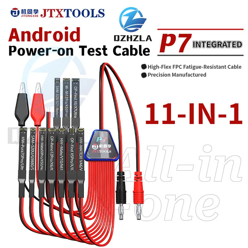 JTX P7 11in1 for Android Power Boot Test Cable FPC Flexible Power Supply Line for huawei xiaomi Mobile Phone Motherboard Repair
