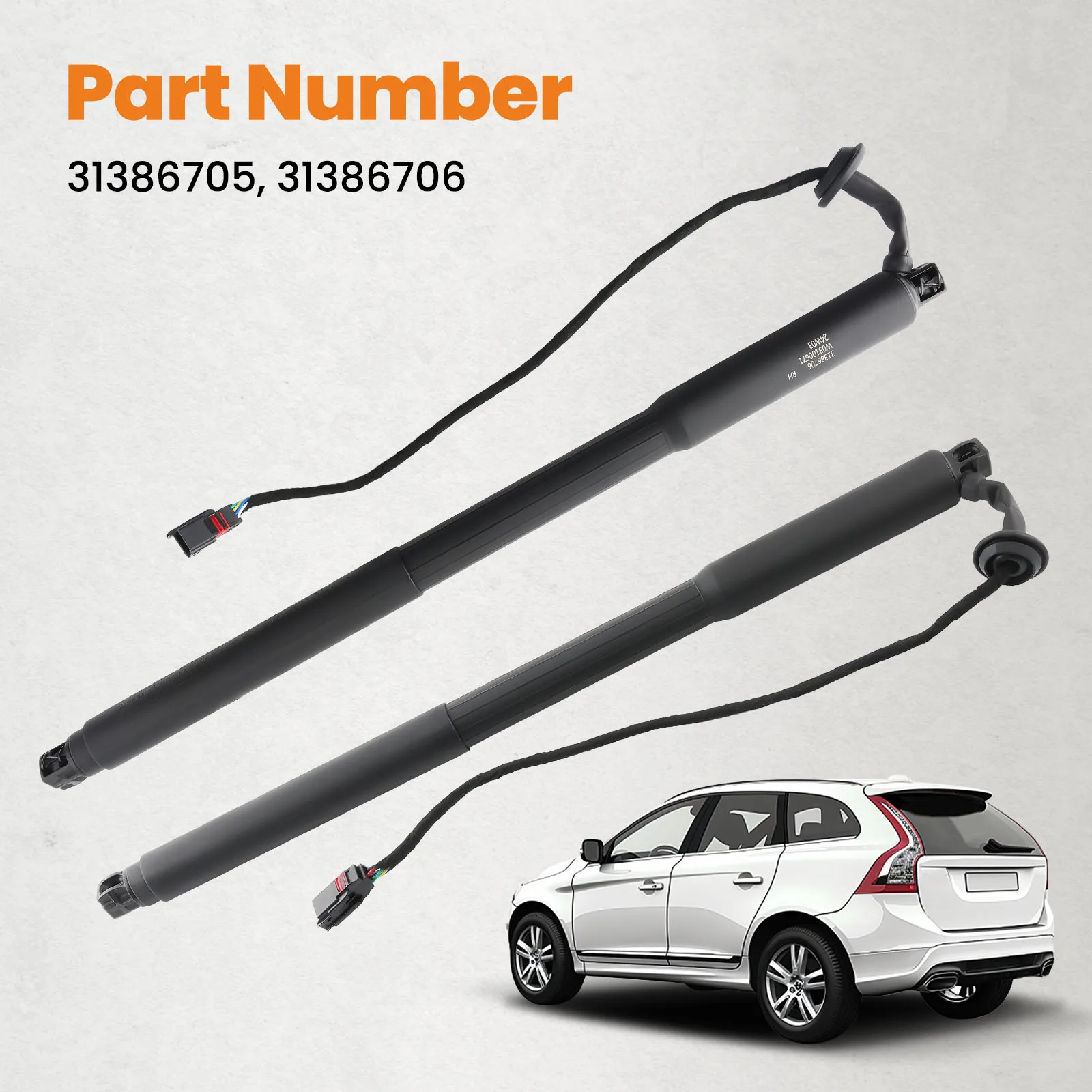 

31298576 31479627 31352185 Power Hatch Lift Support Electric Rear Gas Spring Boot Flap Lid Strut for Volvo XC60 T6 Ocean Race