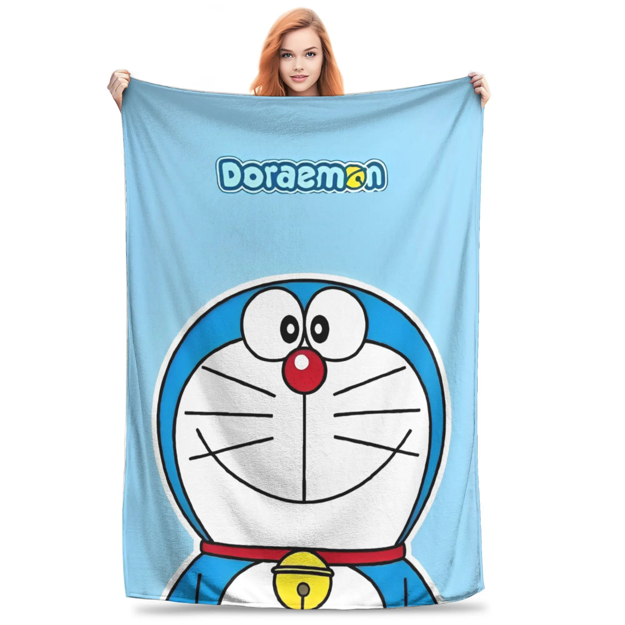 

D-Doraemons Blanket Flannel Warm Throw Blankets for Home Couch Bedspread