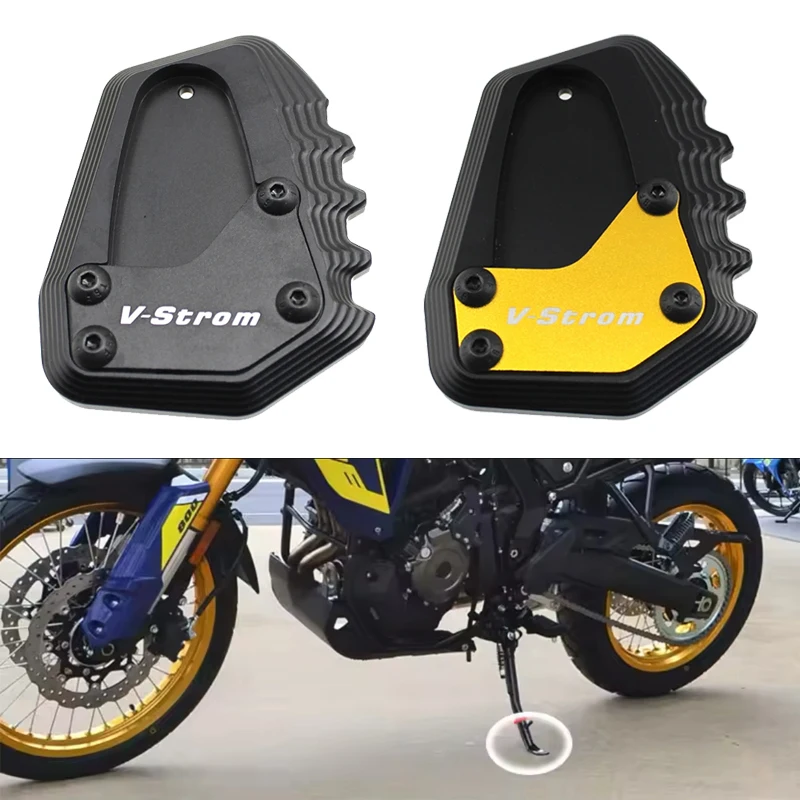 Motorcycle For Suzuki VStrom 800DE 800RE V-STROM 800 DE RE 2023+ DL1050XT DL1050 XT Kickstand Foot Side Stand Extension Pad