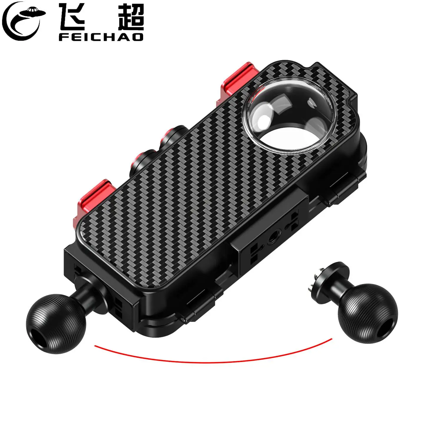 60meter Deep Dive Water‑resistant Case For Insta360 X5 X4 Aluminum Housing with Cold‑Shoe Mount Underwater Photography Accessory