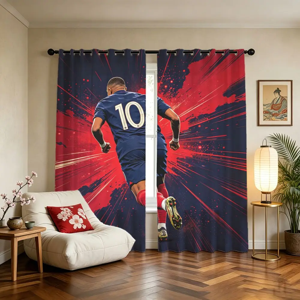 2 Panels Digital Print Floral Curtains Light Blocking 85% Darkening Drapes for Bedroom Living Room Window Home Decor