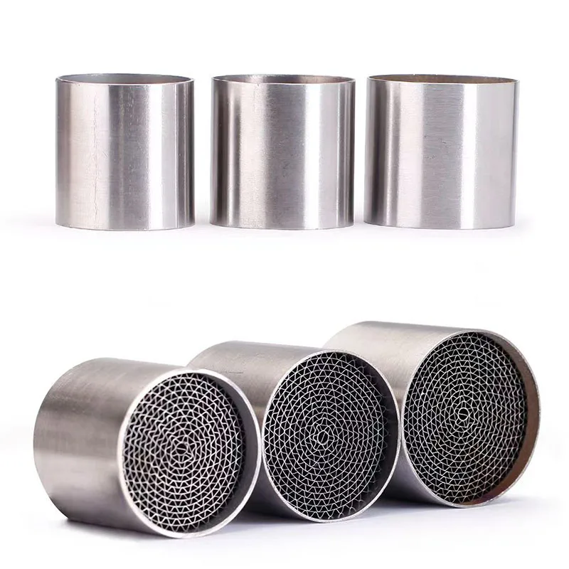 

35mm 48mm 50mm Motorcycle Exhaust Muffler Noise Sound Eliminator Front End Silencer Catalytic Converter For Motos