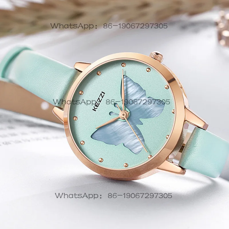 Customized watch women's simple personalized butterfly small dial fashion watch