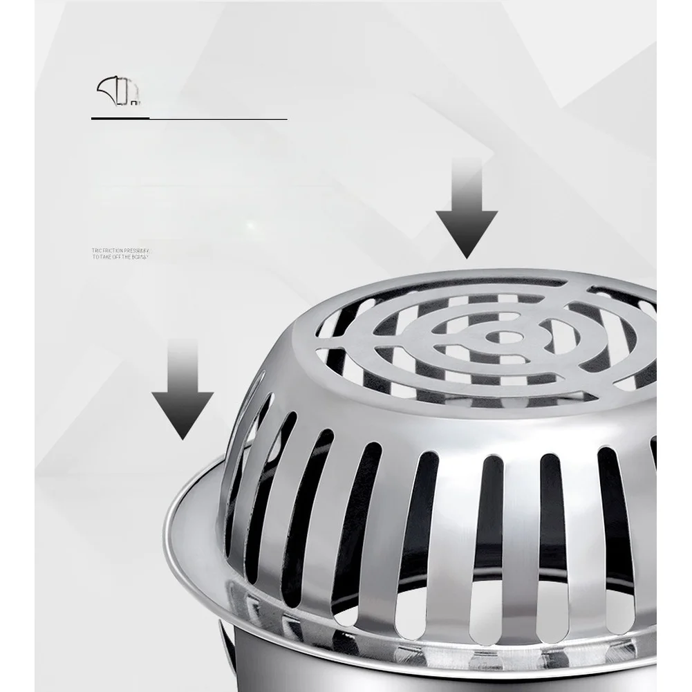 Stainless Steel Floor Drain 304 Grade for Balcony Roof Outdoor Use Clog Resistant Large Flow 76 58 33mm 113 87 45mm