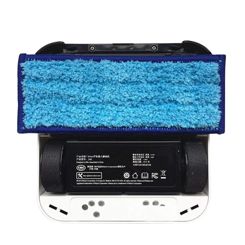 Estable-12 almohadillas de repuesto para fregar accesorios para Irobot Braava Jet 240 241 245 (4 almohadillas húmedas, 4 almohadillas secas, 4 almohadillas húmedas)
