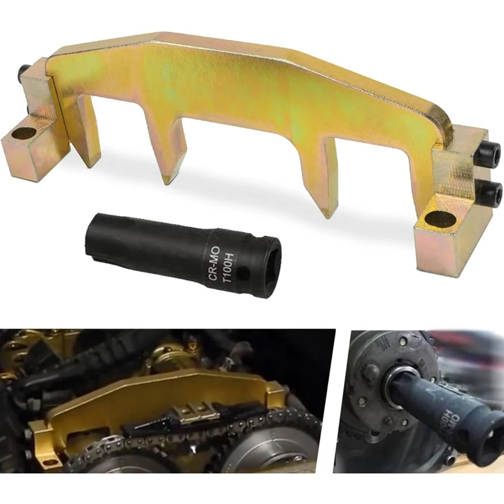 

Camshaft Locking Timing Tool For Mercedes Benz M271 C180 C200 E260 Engine Kit With T100 Adjuster Socket