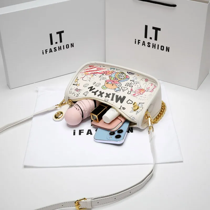 حقيبة ماسنجر فاخرة للنساء، حقيبة يد جلدية فاخرة عبر الجسم، حقيبة كتف أنيقة للسيدات