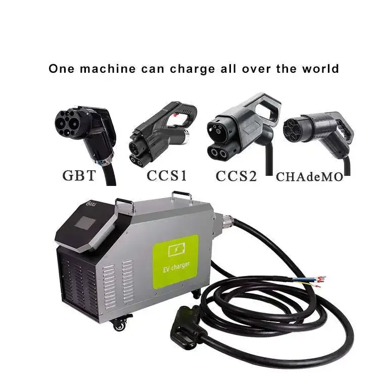 Portable mobile DC 15 KW CCS1 CCS2 smart Home Charging IK8  EV Charger Station