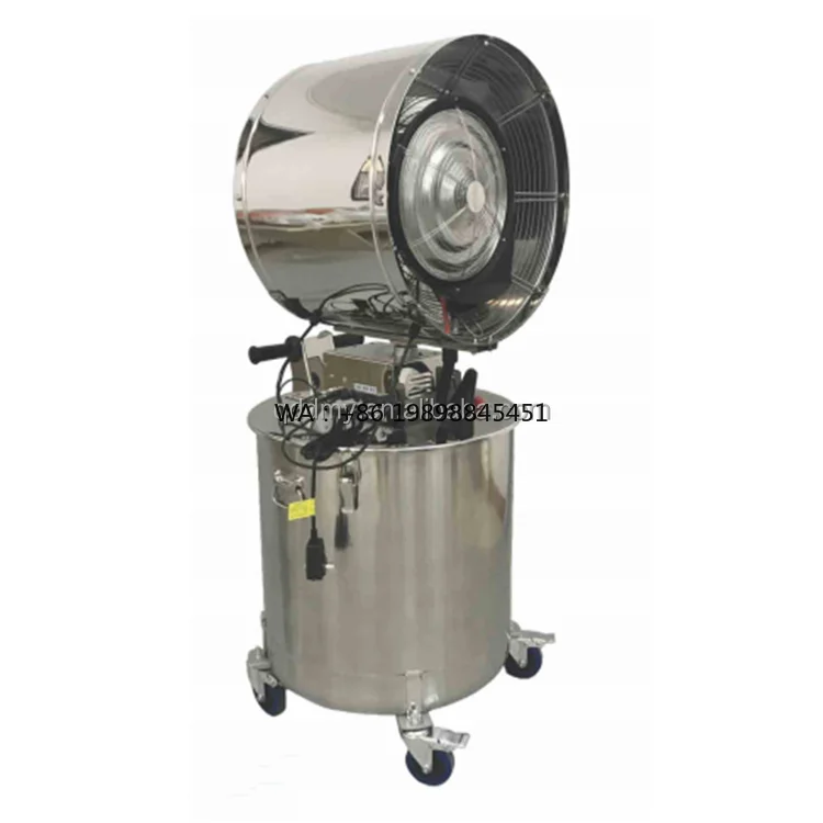 Agriculture Greenhouse Water AC Atomizing Water Fogger System Spray Cooling Mist Fan for Poultry Farm Humidification