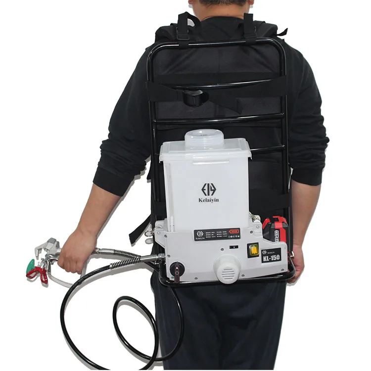 

Cordless FastShot Airless Paint Sprayer Backpack Battery-Powered Power Spray Gun