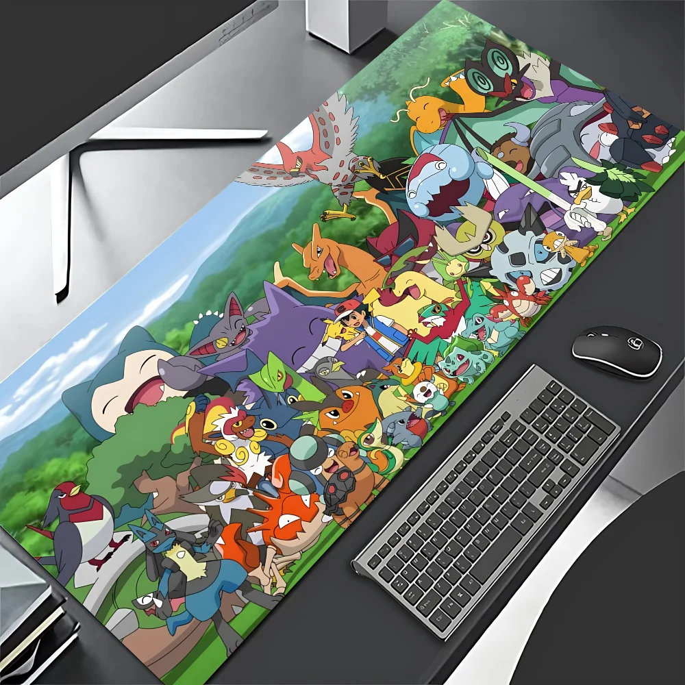 P-Pokemon-Gengar Mousepad Mouse Pad Laptop Gaming Accessories Mousepad Large Desk Mat Computer Gamer Keyboard Rug Carpet