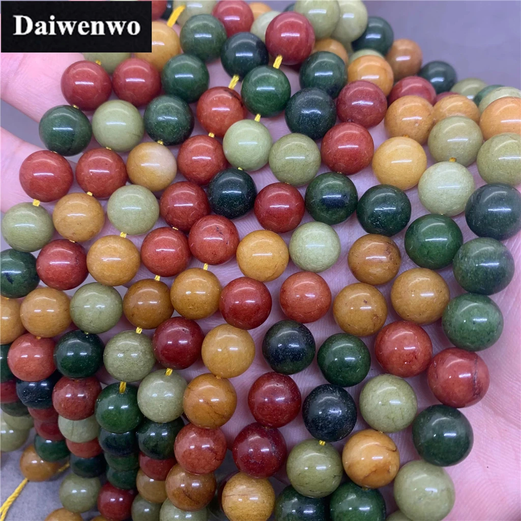 4A Natural Stone Alashan Rock 6/8/10mm Beads Round Loose diy Jewelry Accessories