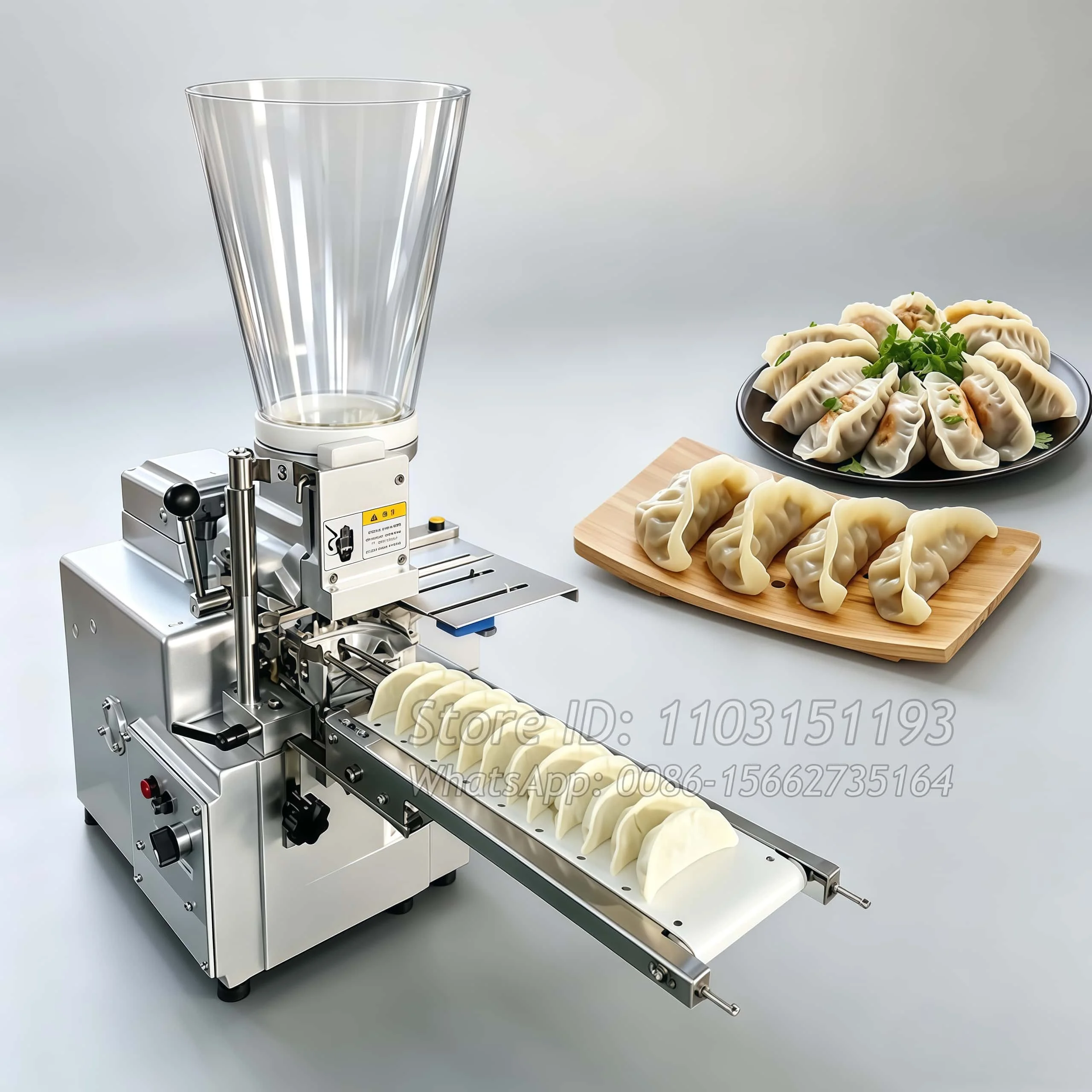 Commercial Restaurant Japanese Gyoza Machine Dumpling Jiaozi Gyoza Forming Machine Chinese Gyoza Filling Making Machine