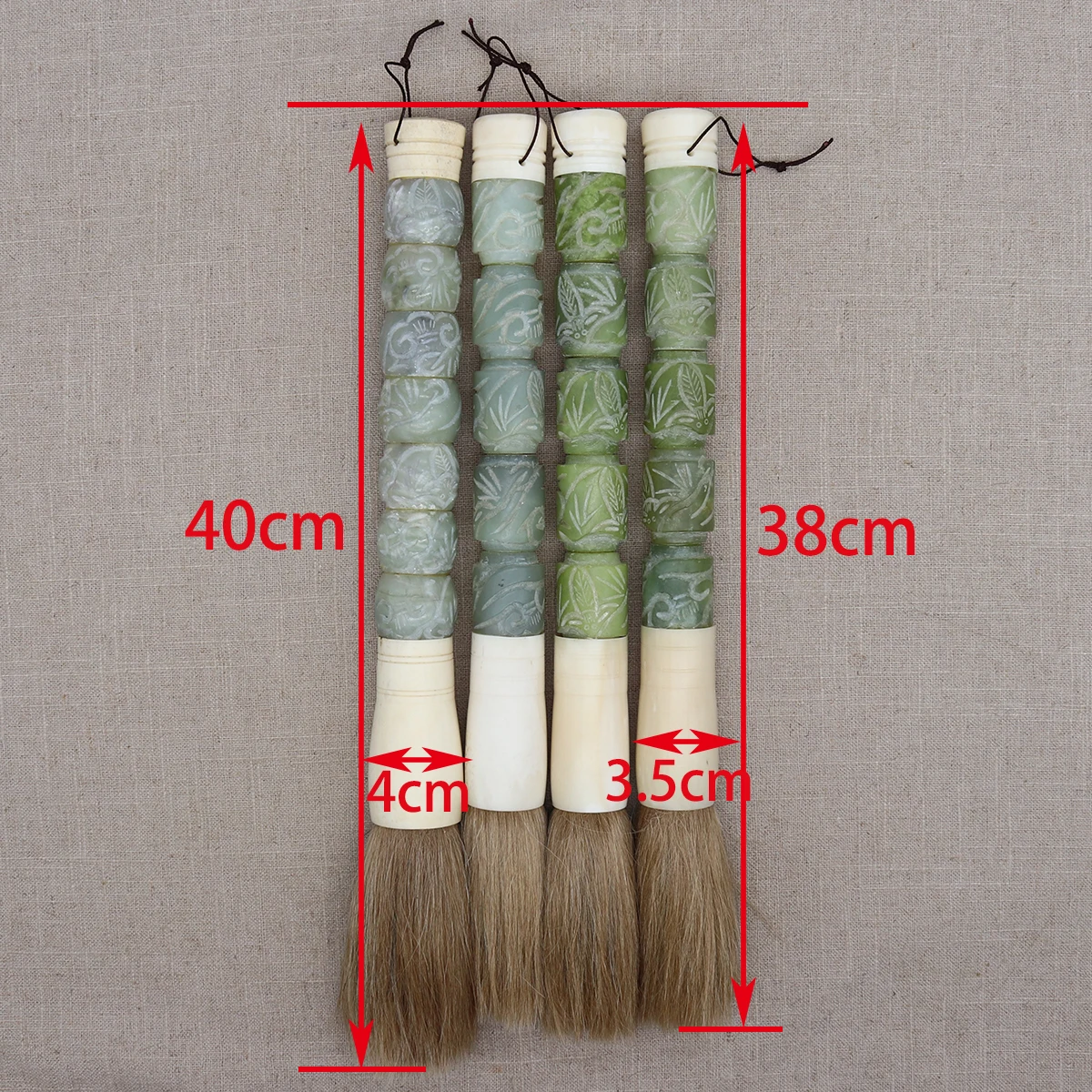 Decorative Calligraphy Brush, Home Decoration, Jade Product