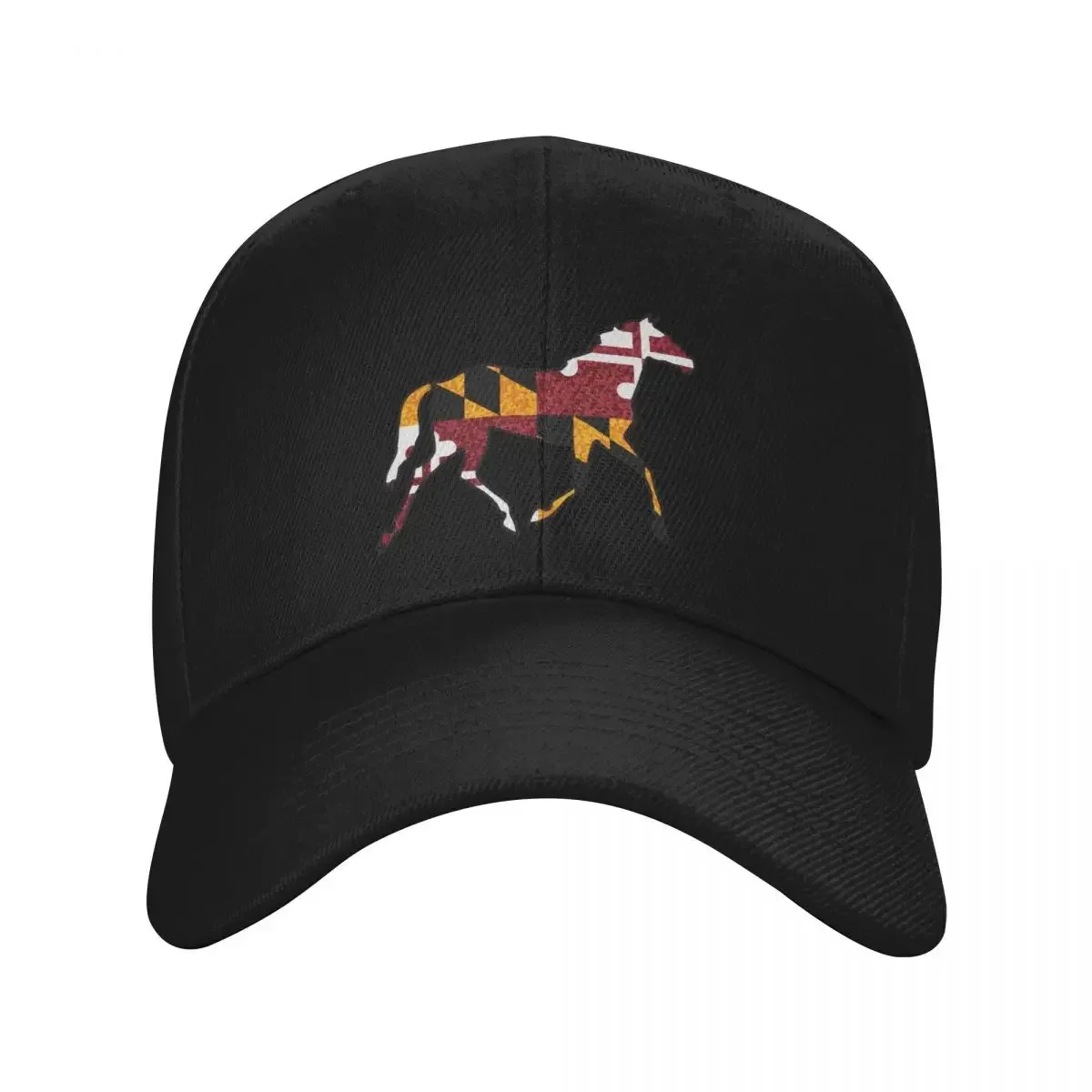 

Maryland Flag Horse Baseball Cap Streetwear Mountaineering designer cap Funny hats Women's Beach Outlet Men's