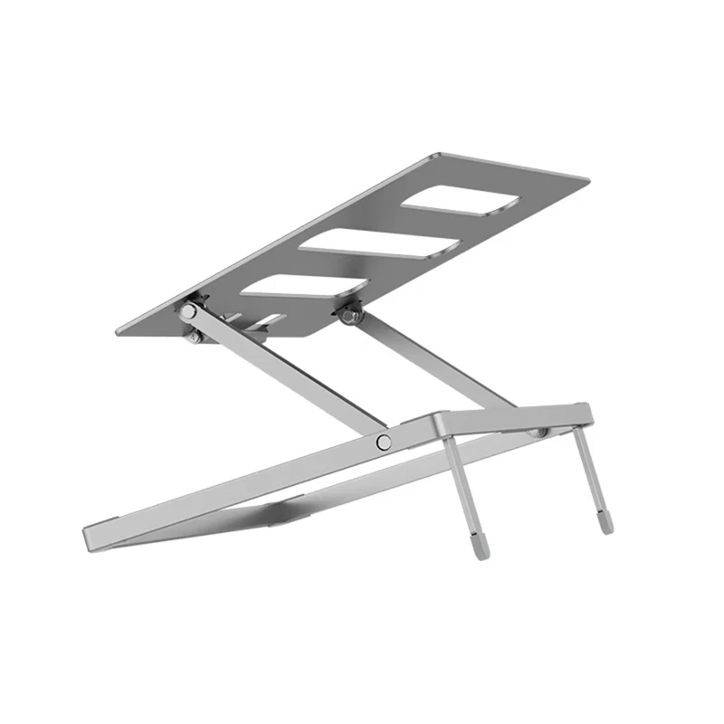 

NEW-Laptop Stand Adjustable Foldable Aluminum Portable High Quality Computer Stand Suitable For Laptops Up To 17.3 Inch