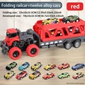 Red and 12  cars