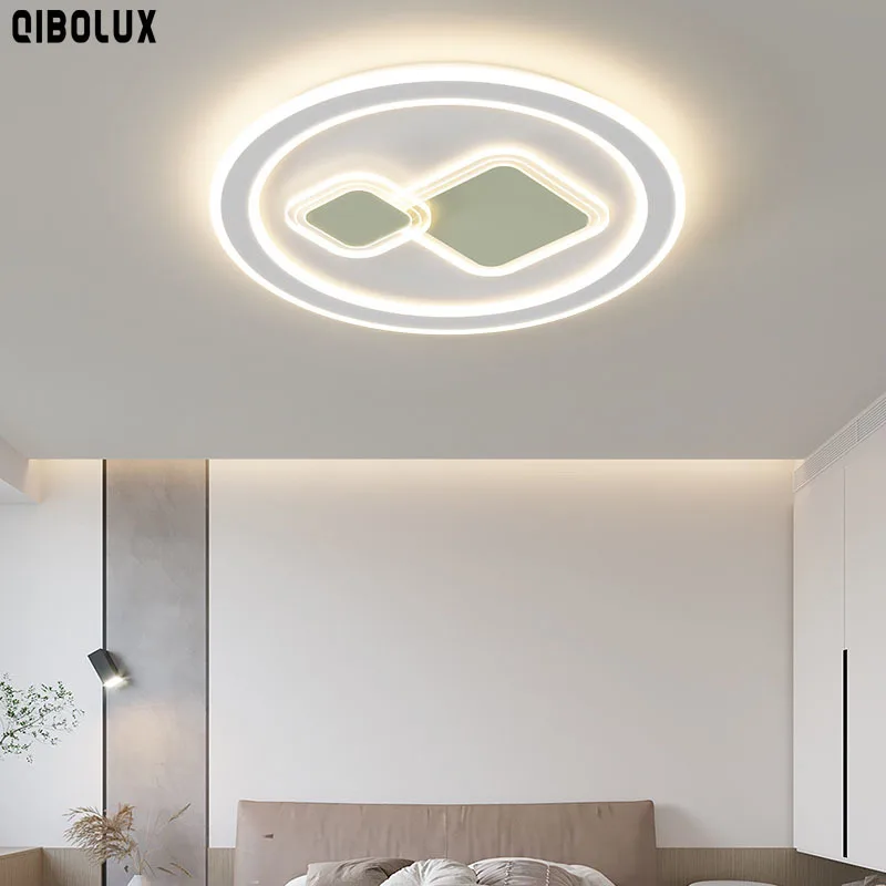 

Modern Ceiling Lights Living Room Bedroom Kitchen Rectangle Square Circular Ceiling Lamp Indoor Lighting Fixture Home Decoration