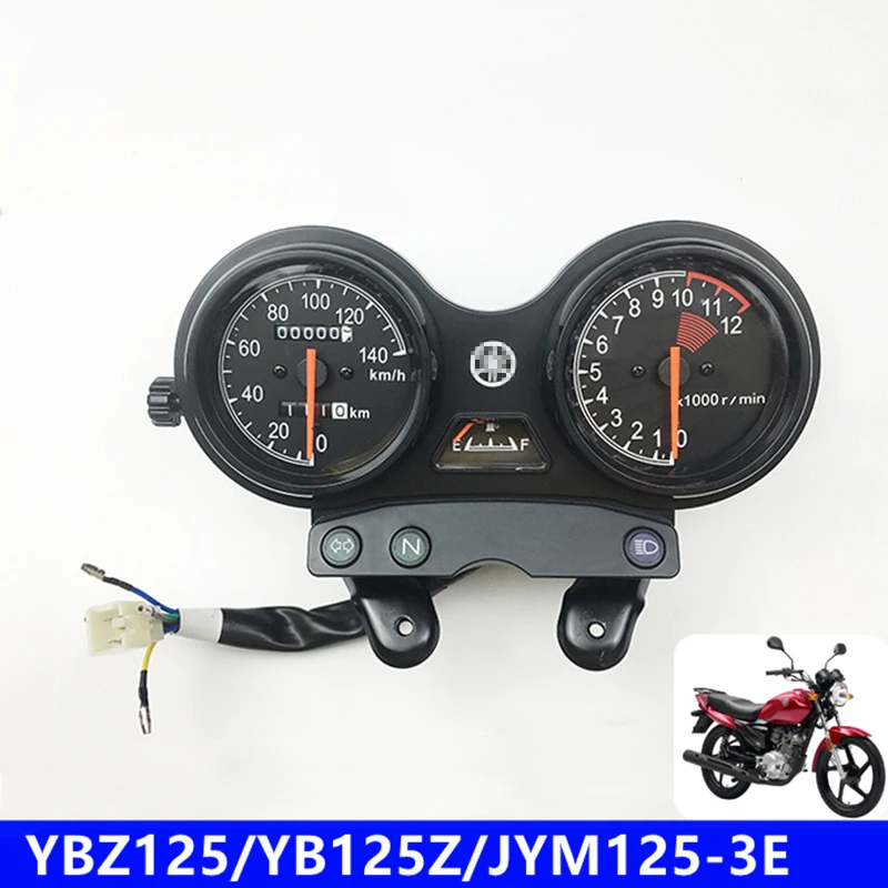 

Modified YBZ125/YB125Z/JYM125-3E motorcycle instrument set odometer assembly