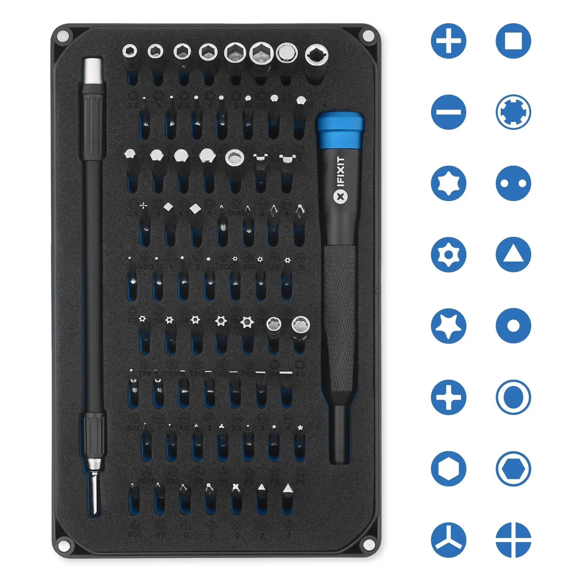 Mako Driver Kit - Screwdriver with bit set - 64 Piece Set