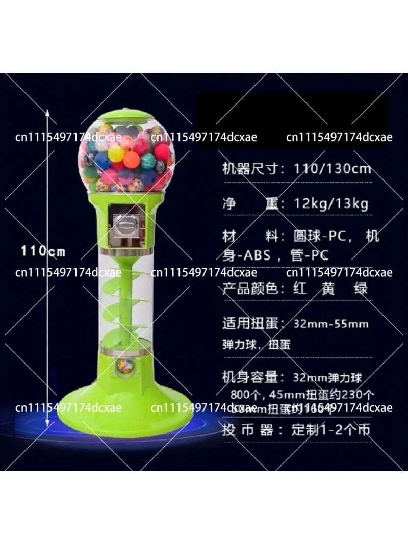 Commercial Spiral Egg Twisting Machine Vending Prop for Events and Entertainment