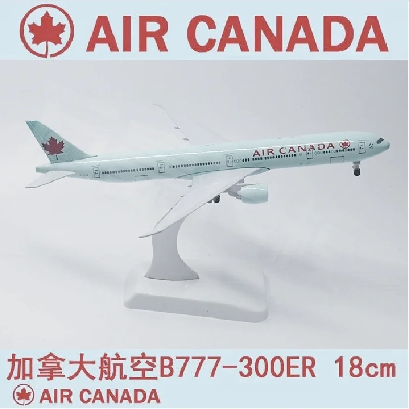 B777 20 سنتيمتر طائرة الطيران 1/400 مقياس سبيكة معدنية نموذج طائرة B777-300 ايرباص مجموعة الزخرفية عشاق هدية العرض #4