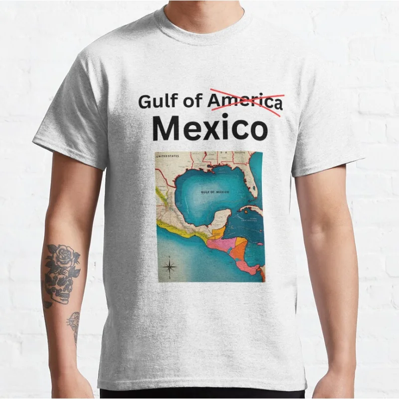 

Vintage Gulf Of Mexico graphic t shirts Adult large size tops S-6XL 100% cotton printed