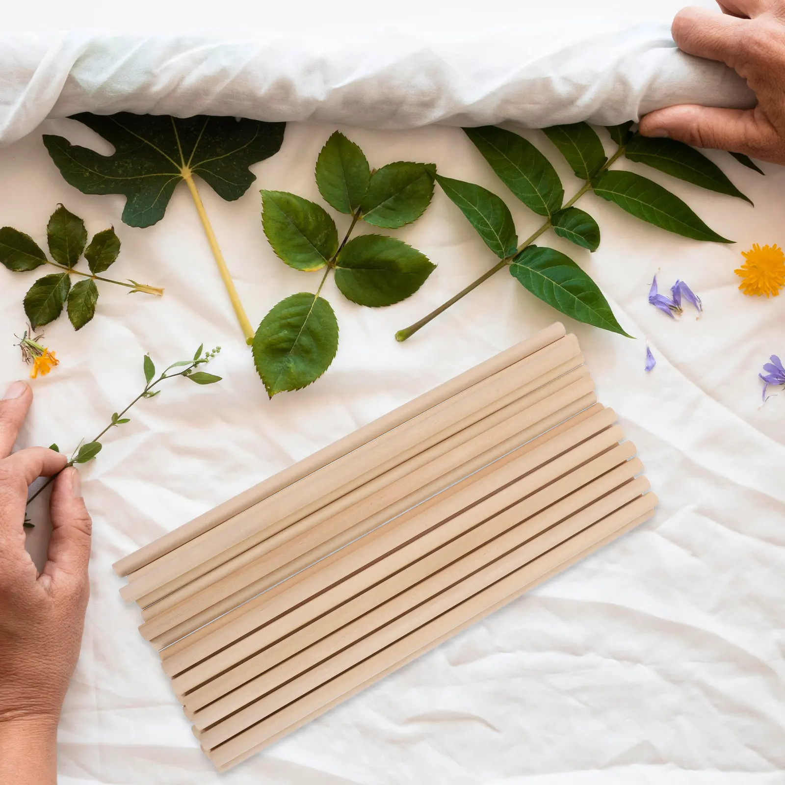 

20 шт. натуральных круглых деревянных дюбелей, необработанные гладкие палочки для деревообработки, поделок, DIY и декоративных проектов