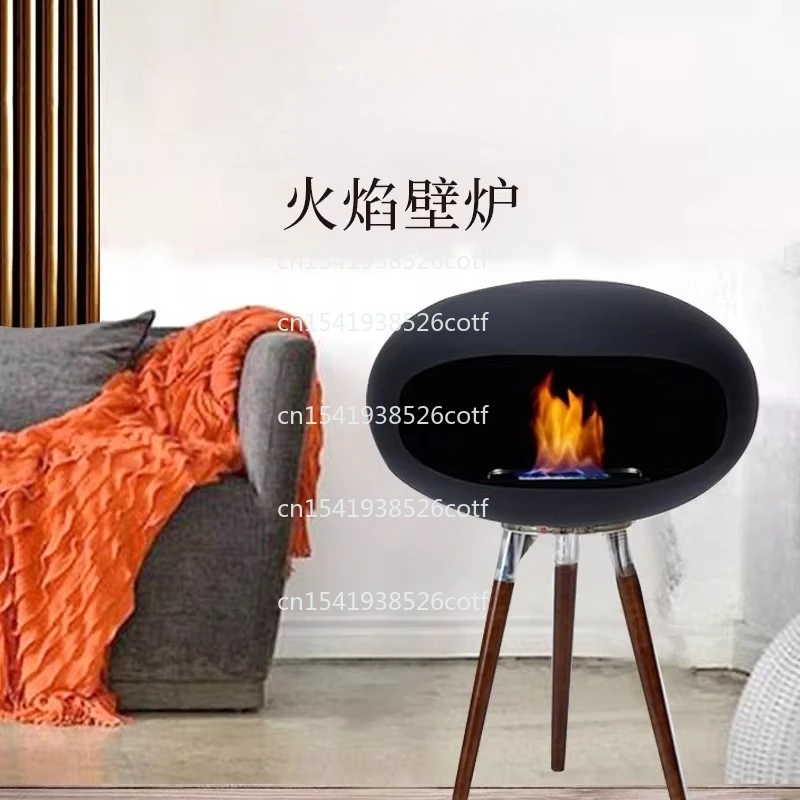 

Камин с живым огнем для виллы, дома, гостиной, декоративный обогреватель, современный дизайнерский элемент интерьера