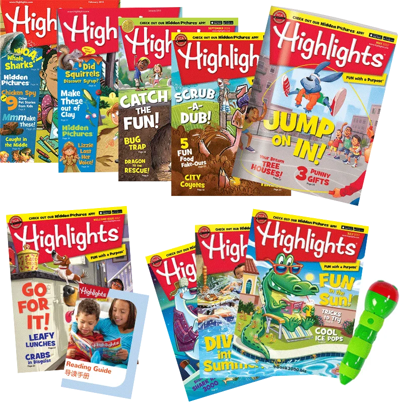 

Маленький Питер список журнала «Высокий пять» на английском языке, с классическим детским содержанием. Безточечная ручка